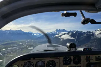 Vol alpes - Lausanne - Sion