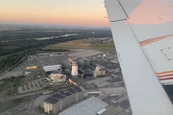 Flug über Wien