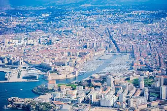 Vol côte méditerranée vers Aix en Provence