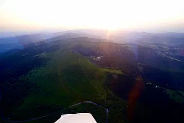 Lever de soleil dans les Vosges