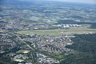 Flug von Leutkirch im Allgäu zum Bodensee sowie Oberschwaben