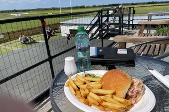 Lunch at Sleap on the Welsh border