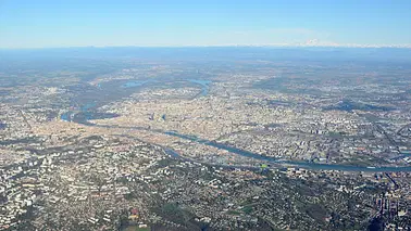 Balade aérienne autour de Lyon
