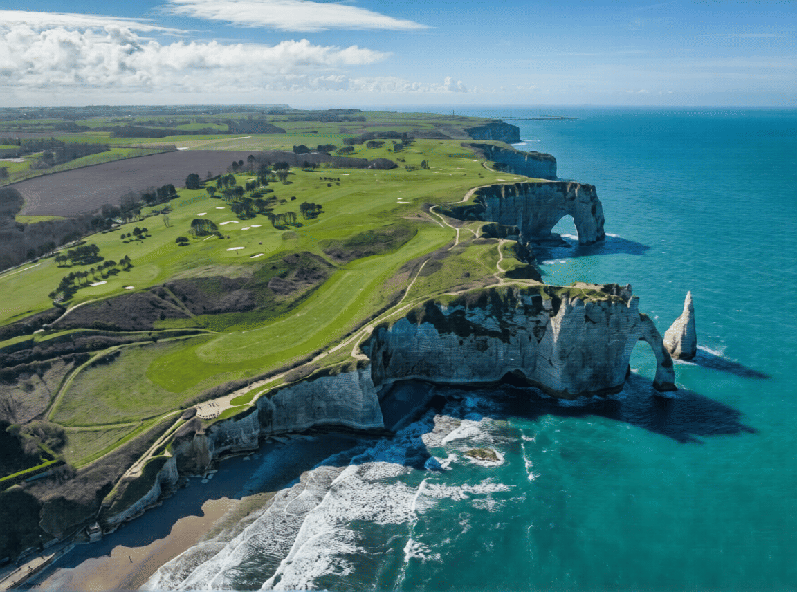 Visite des falaises d'Etretat