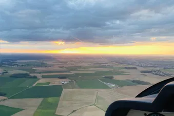 Coucher de Soleil sur la Seine et Marne