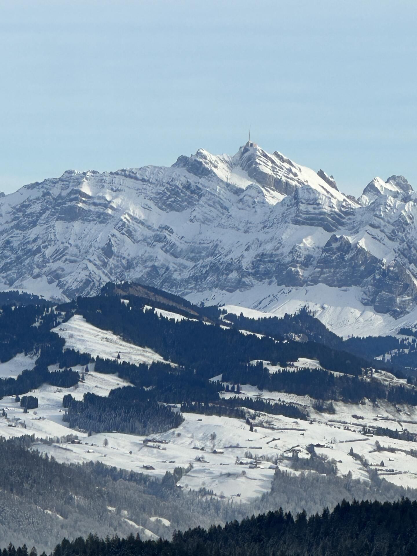 Helicopter: 8200 feet Peaks: Saentis, Rheintal & Appenzell