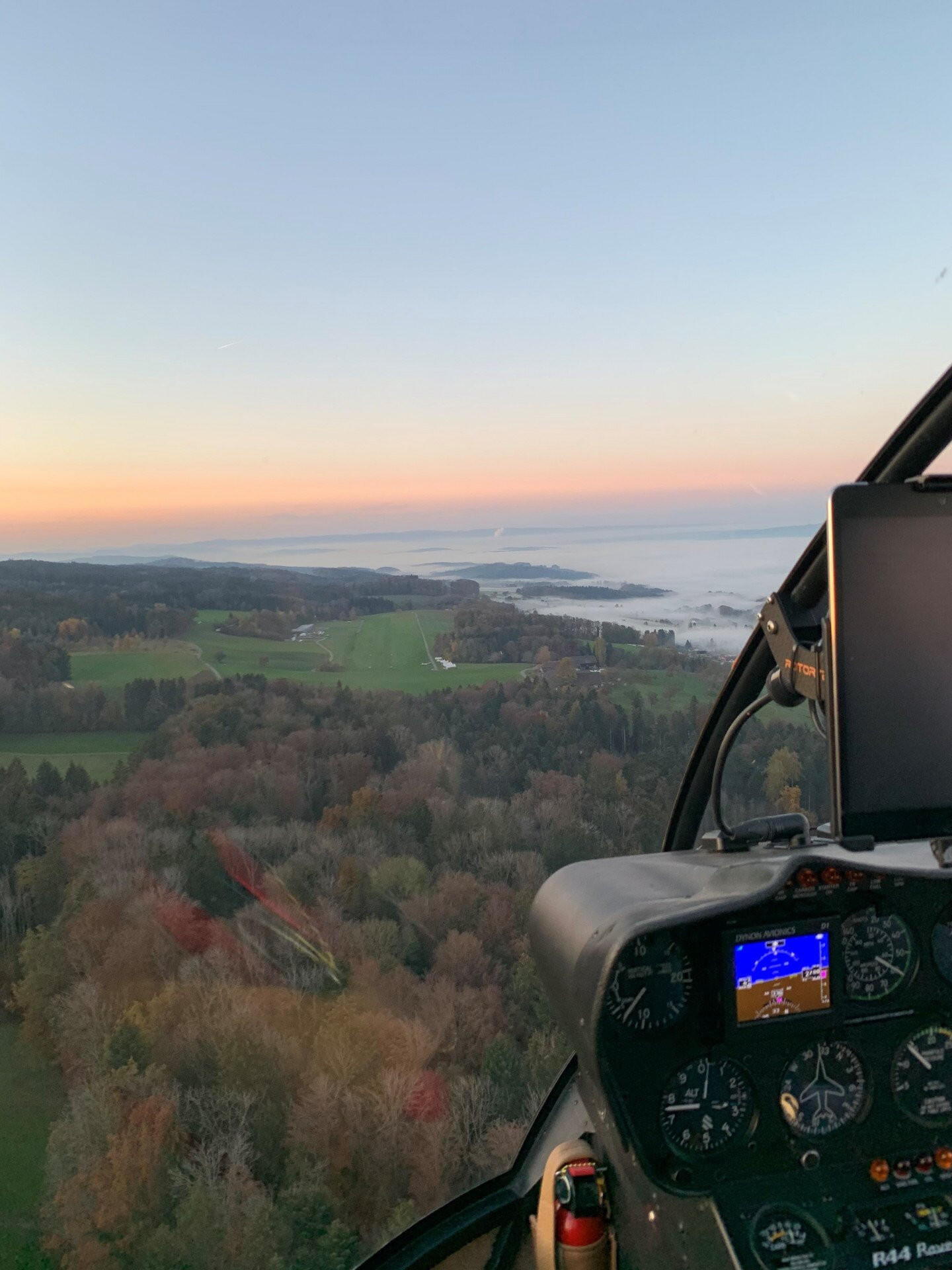 Anflug Flugplatz Buttwil (LSZU)