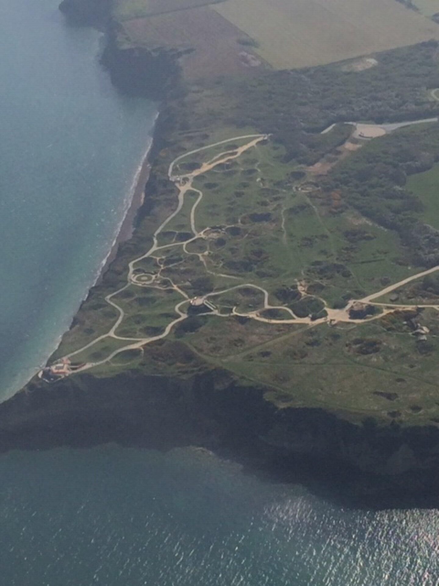 Survol des plages du D-Day depuis Caen