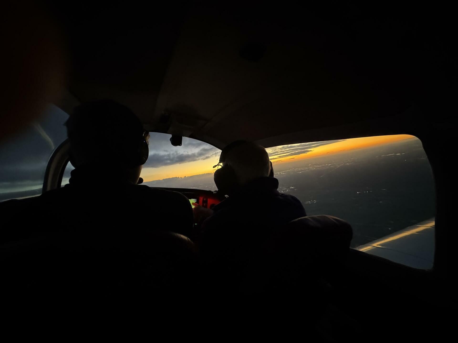 Metropolen des Rhein Main Gebiets bei Nacht