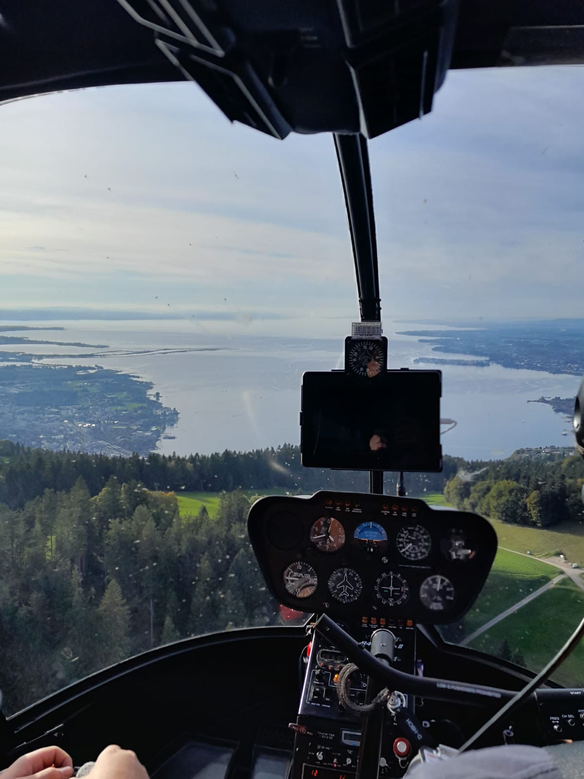 Hubschrauber Rundflug Bodensee- Pfänder- Allgäu