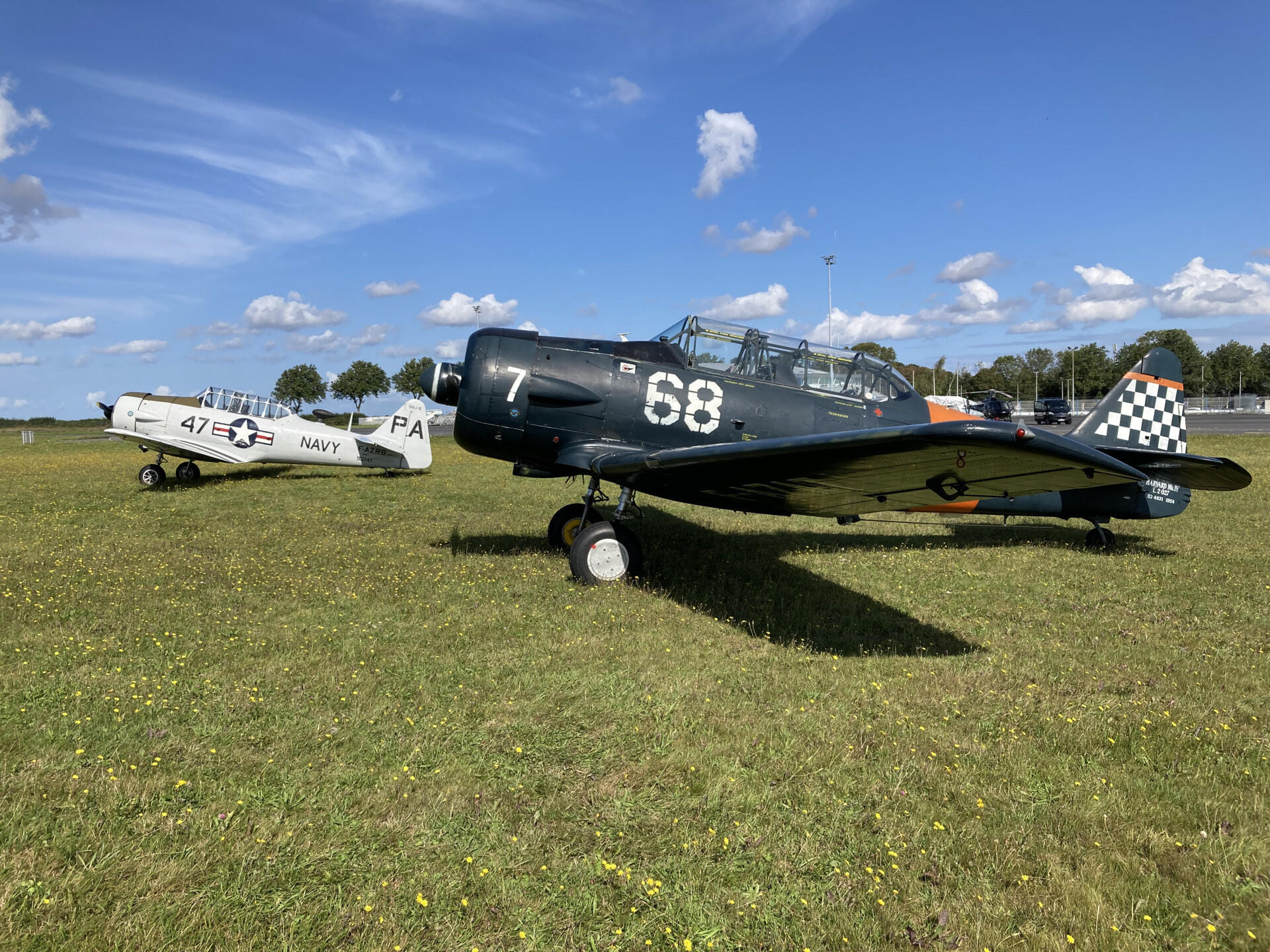 Deux North American T6