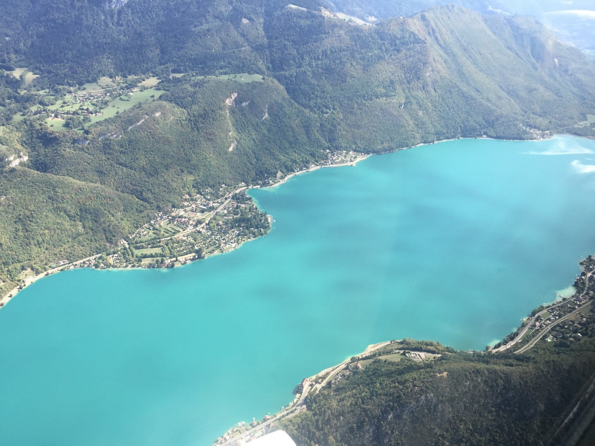 Vol d'excursion : Mont Blanc et lac d'Annecy depuis Besançon