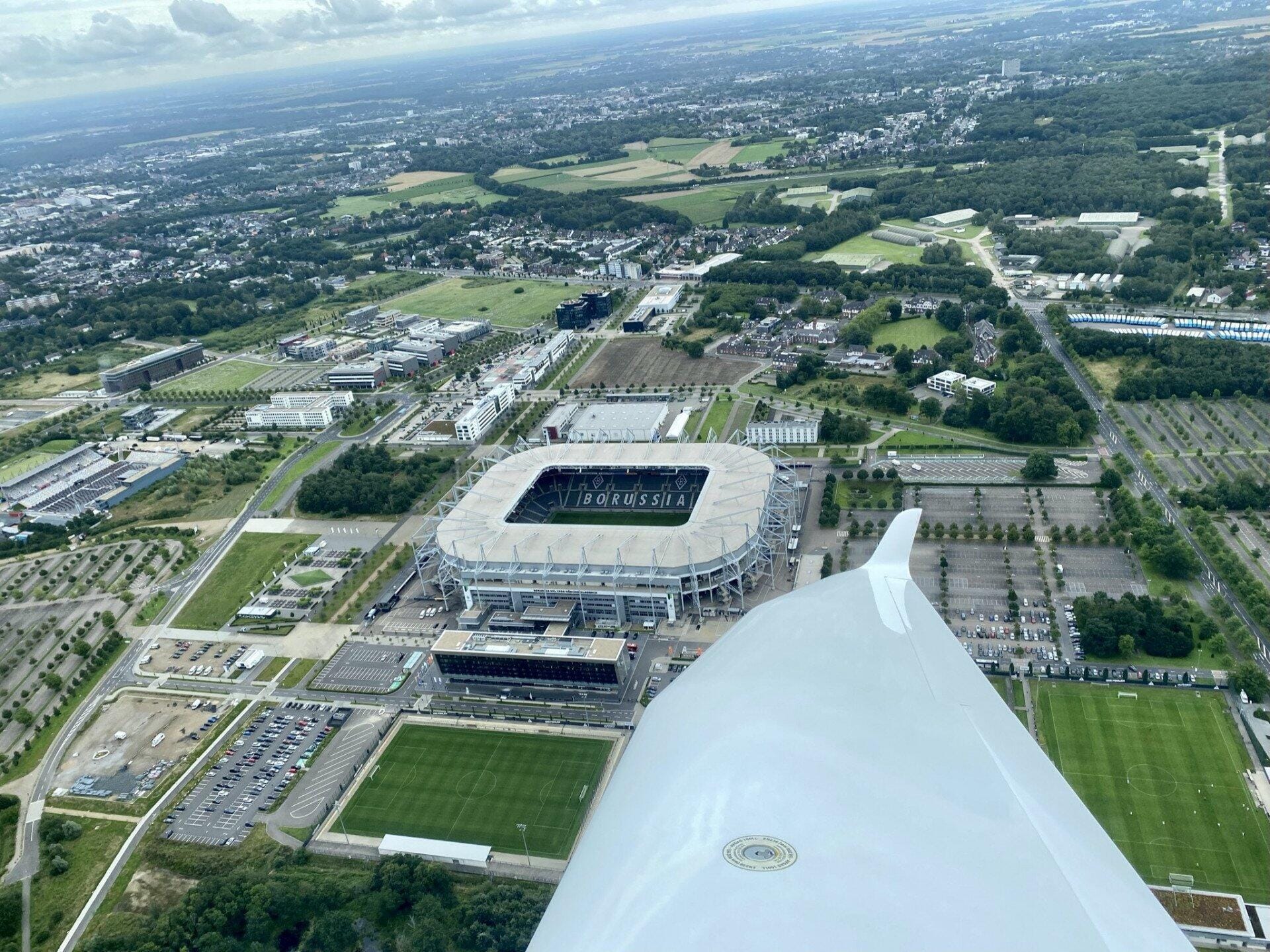 Rundflug über den Kreis Viersen + Borussia Park