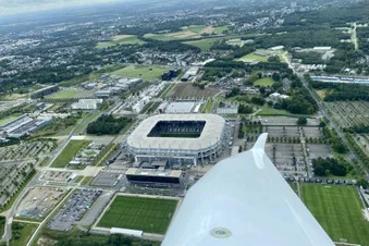 Rundflug über den Kreis Viersen + Borussia Park
