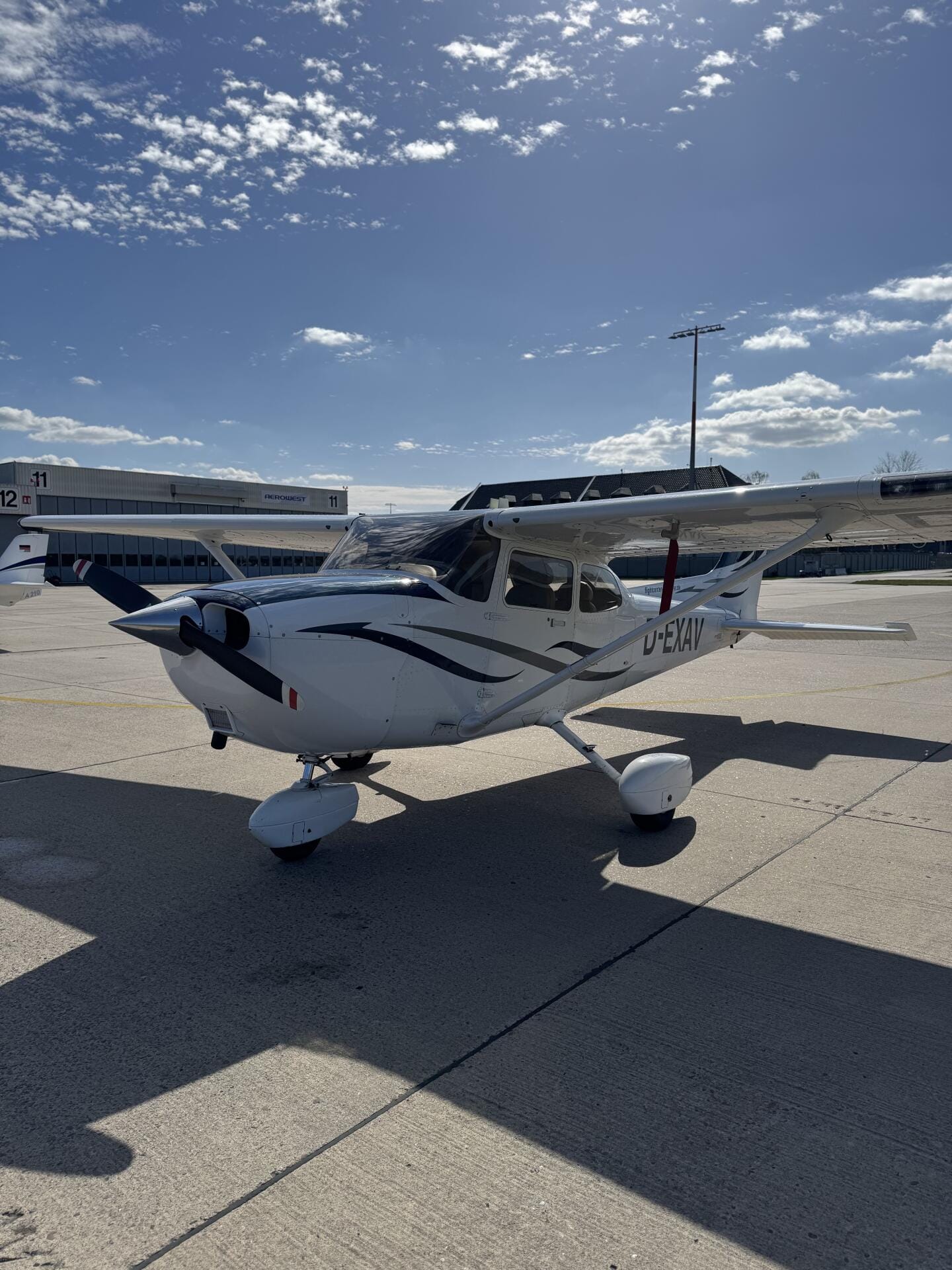 Cessna 172 von vorne