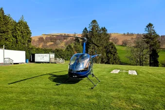 Lake Vyrnwy Helipad Summer