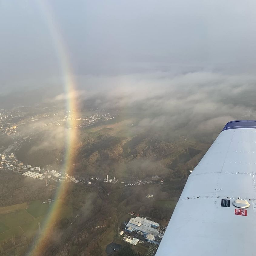 Rundflug über Aachen