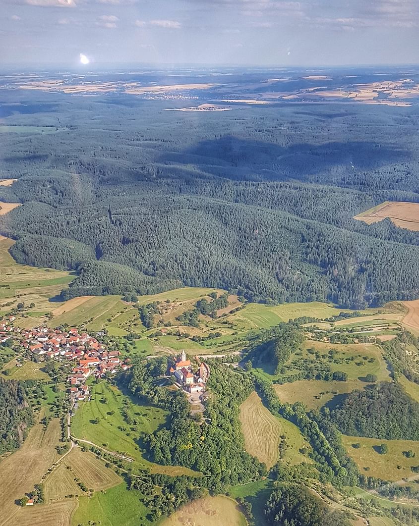 Rundflug über Leuchtenburg, Jena und Dornburger Schlösser