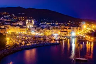 VOL DE NUIT AU DESSUS DE BASTIA  - 2 passagers  MINIMUM