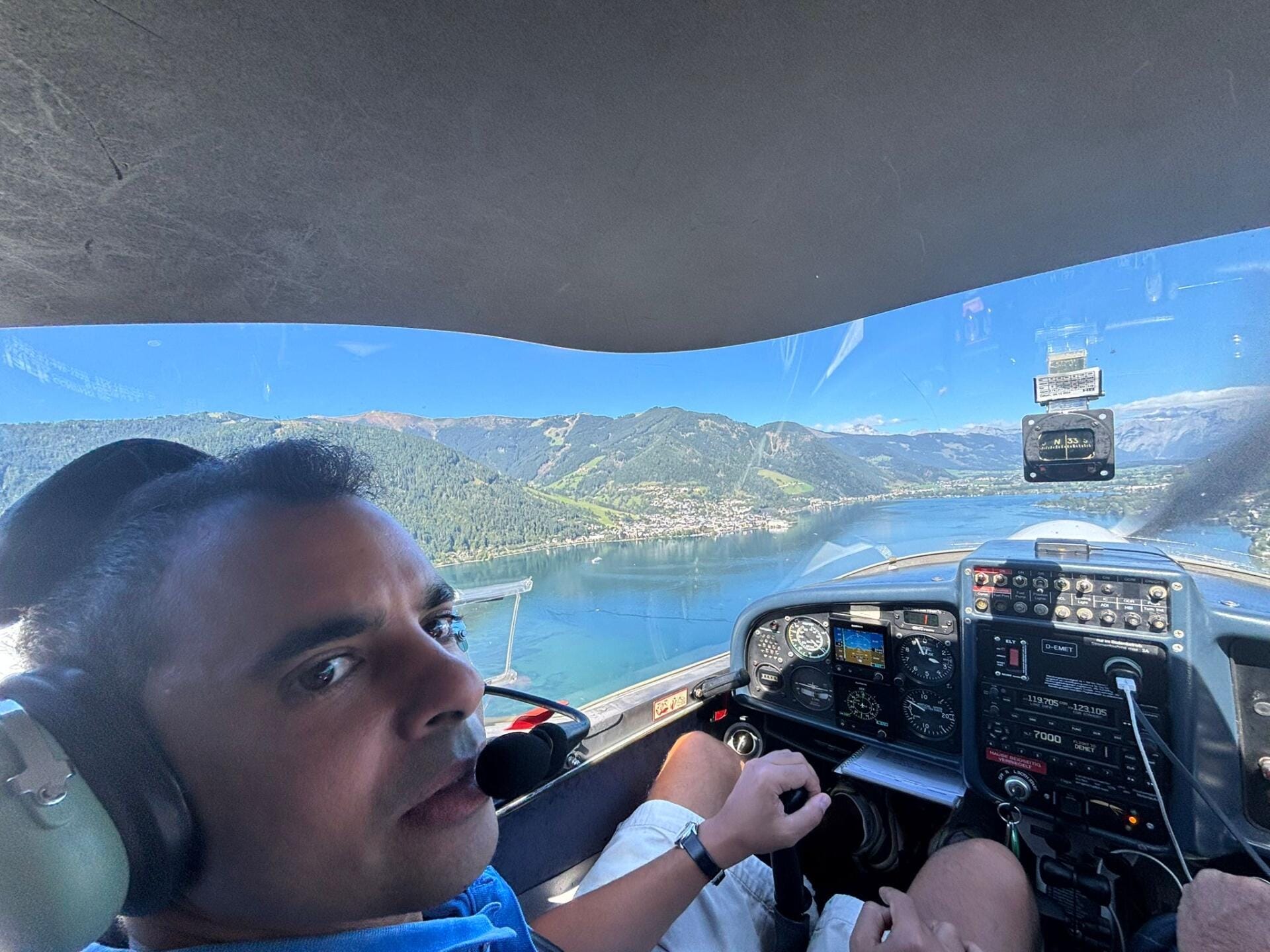 Scenic Flight from Hohenems to Luzern