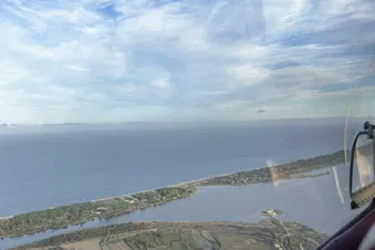 La lagune de la marana proche de la piste