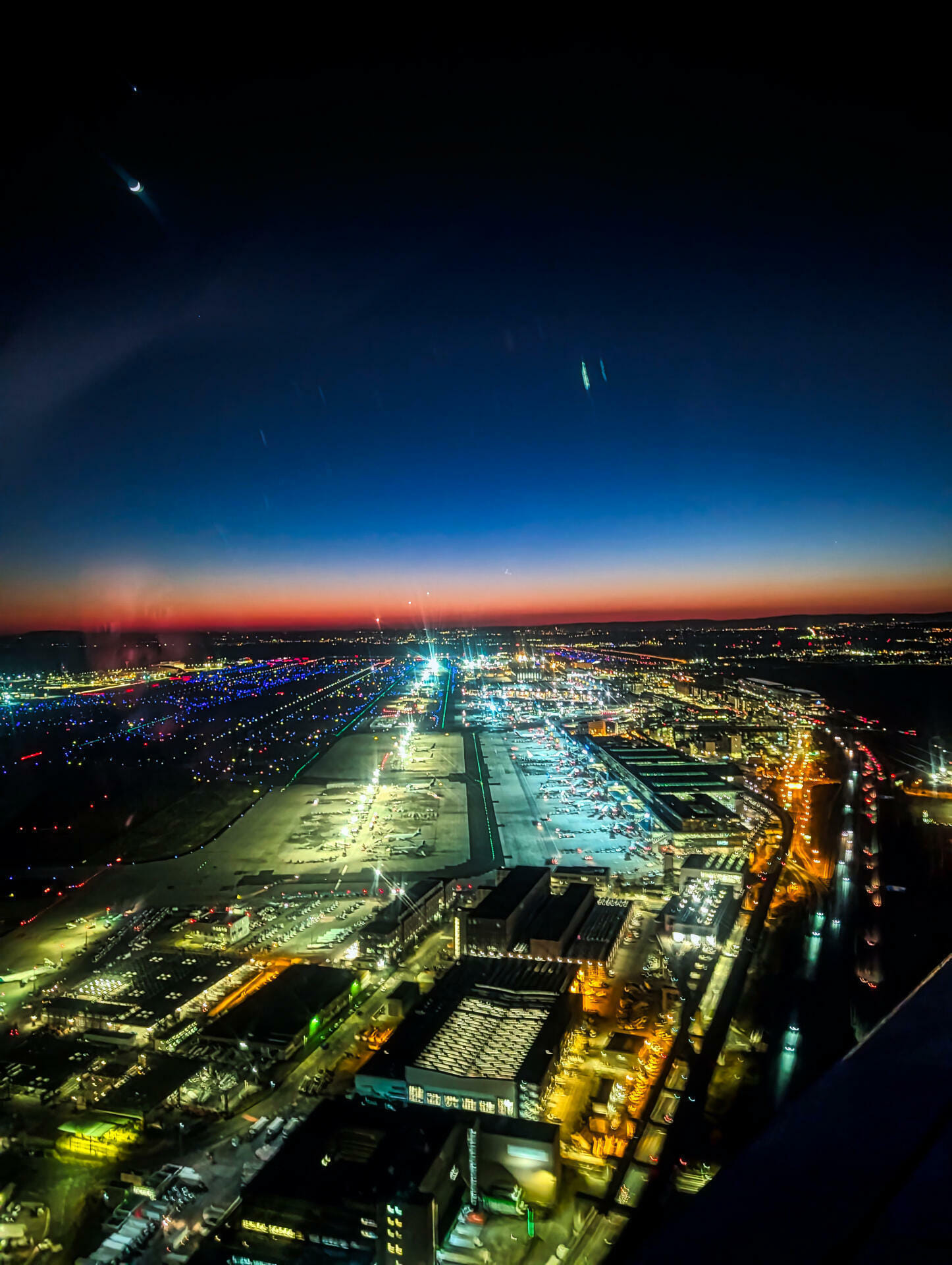 Mega-Rundflug über dem Rhein-Main-Gebiet