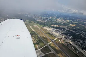 45 minute flight with your own prefered routing