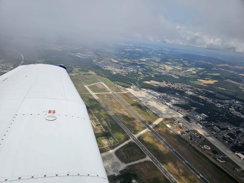 45 minute flight with your own prefered routing