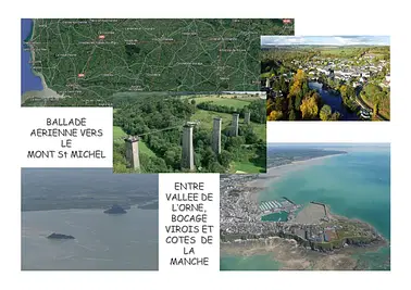 Ballade Aérienne vers le Mont St Michel