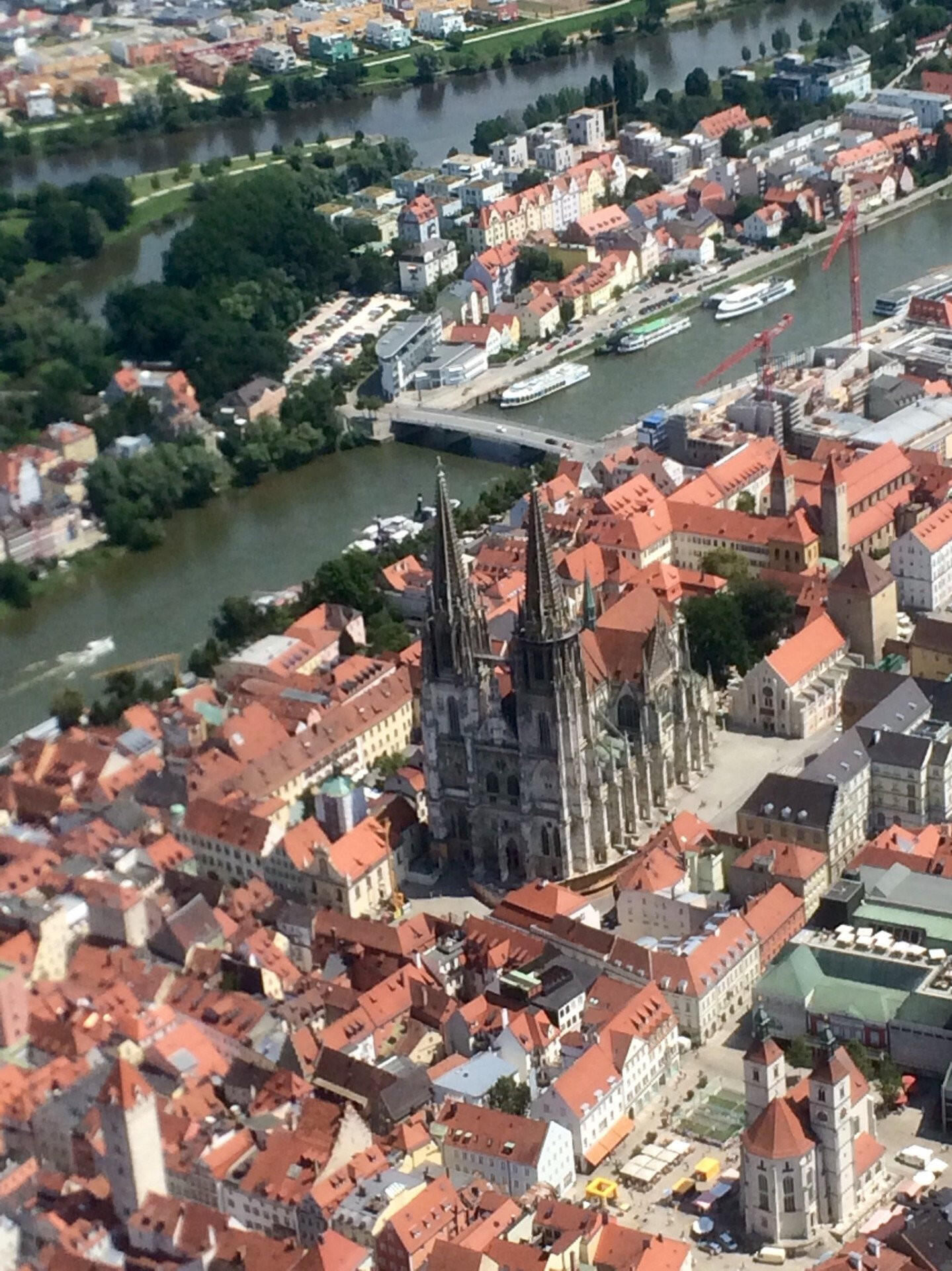 Oberpfalzrundflug über Regensburg und Oberpfälzer Seenland