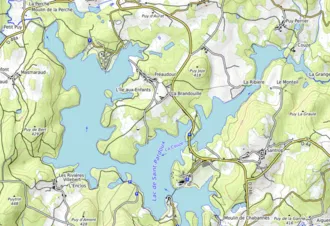 Cartographie du lac