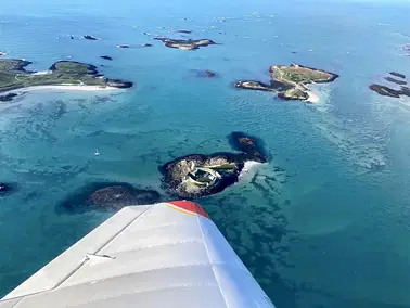 Survol côtier du Finistère Sud