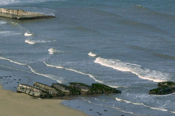 Les plages du débarquement de Normandie depuis LE MANS - France