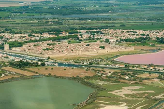 Vol Hélico - Aigues-Mortes, Salins du Midi - R66