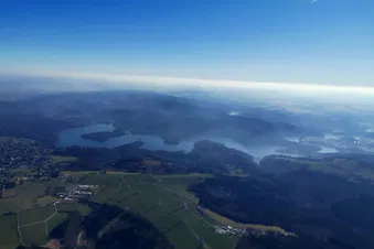 Rundflug über Aachen -> Rursee -> Tagebau Inden