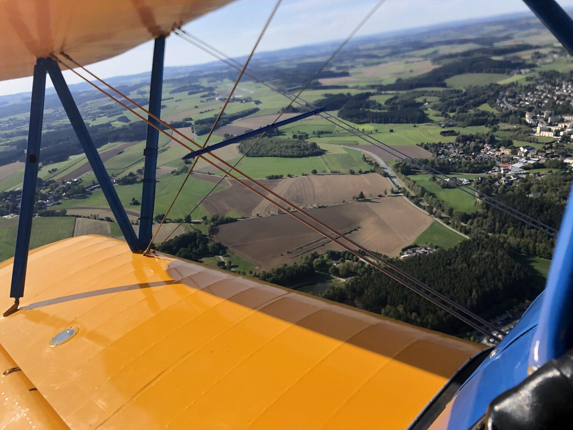 Stearman PT17 Rundflug  - Doppeldecker Erlebnis