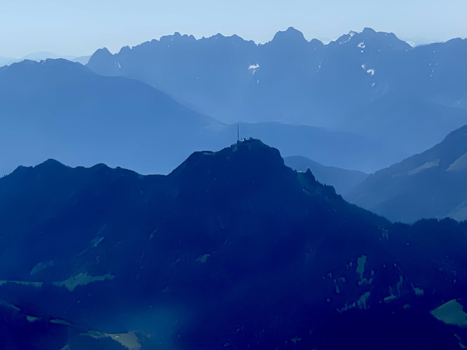 Flug zum Wendelstein