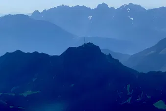 Flug zum Wendelstein