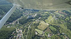 Low-level übers Burgenland, Landung in Spitzerberg