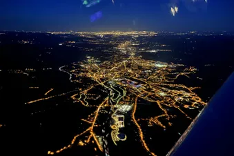 Tour de Saint Etienne de nuit