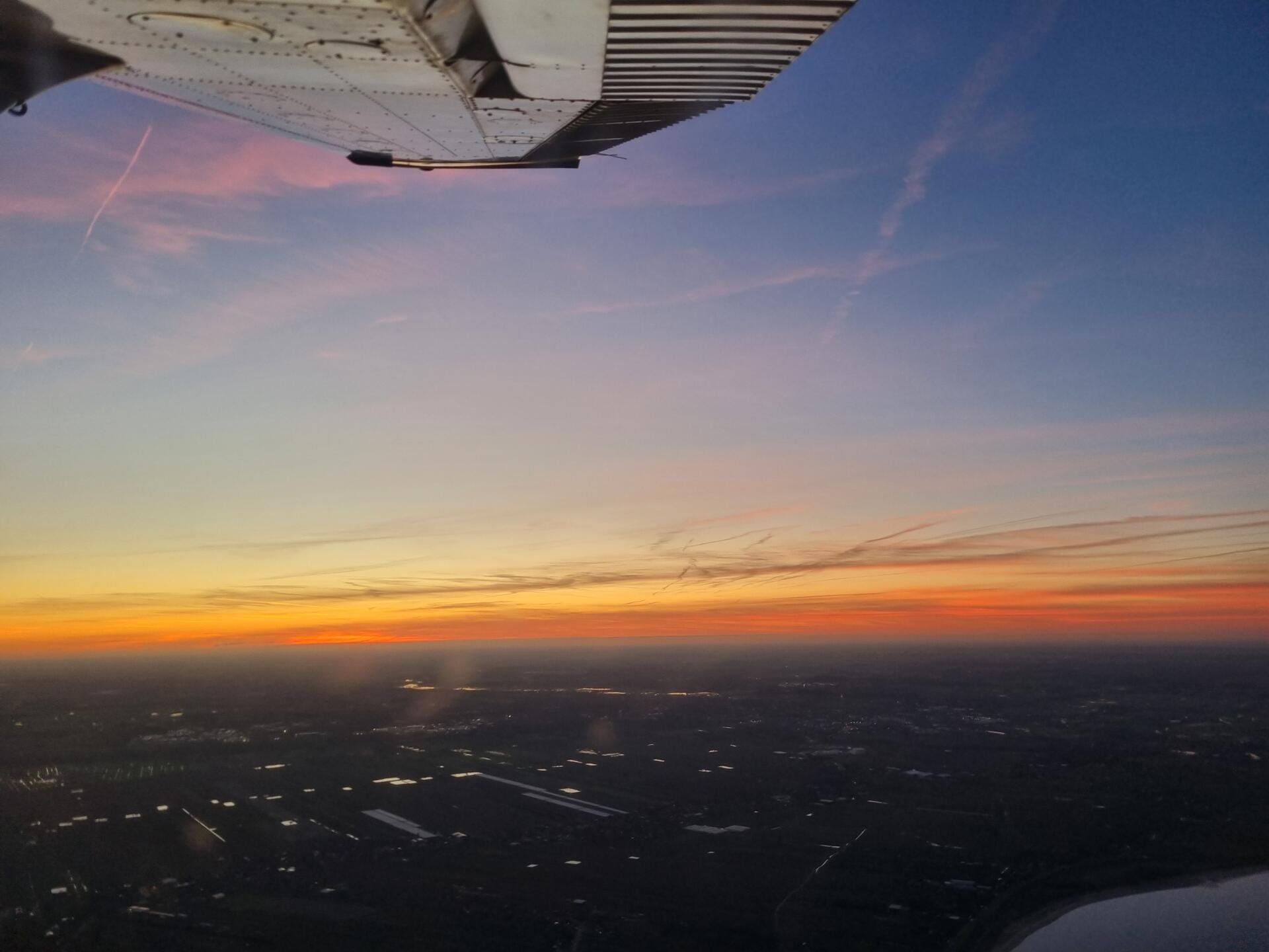 Privatflug über Hamburg/Schleswig-Holstein