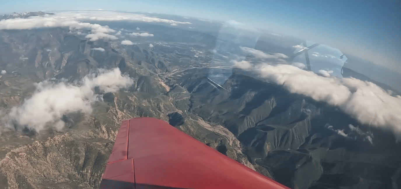 Walensee aus der historischen Bellanca Cruisemaster.