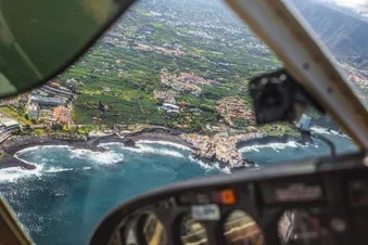 Flying around Tenerife