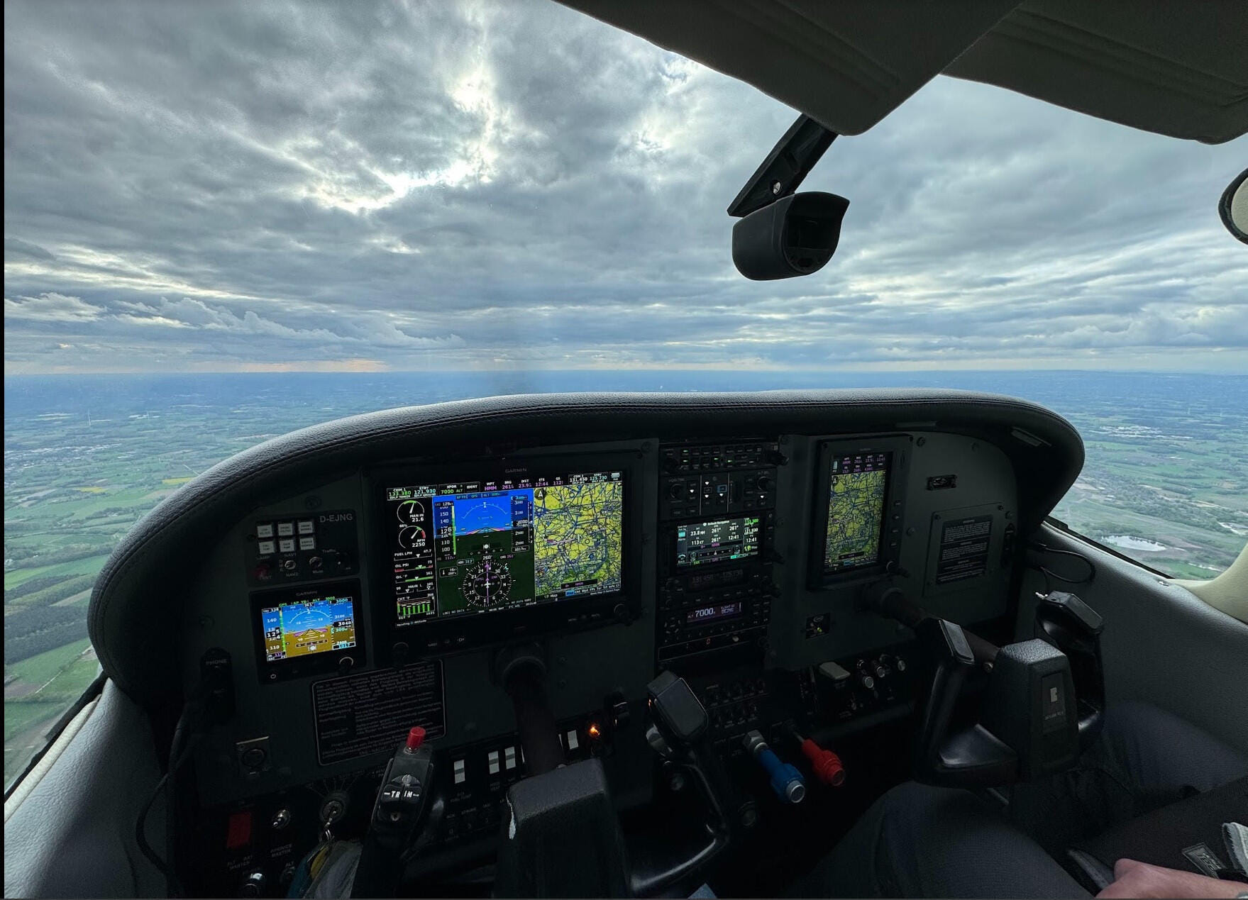 Flug von Paderborn nach Münster! Auch bei Nacht!