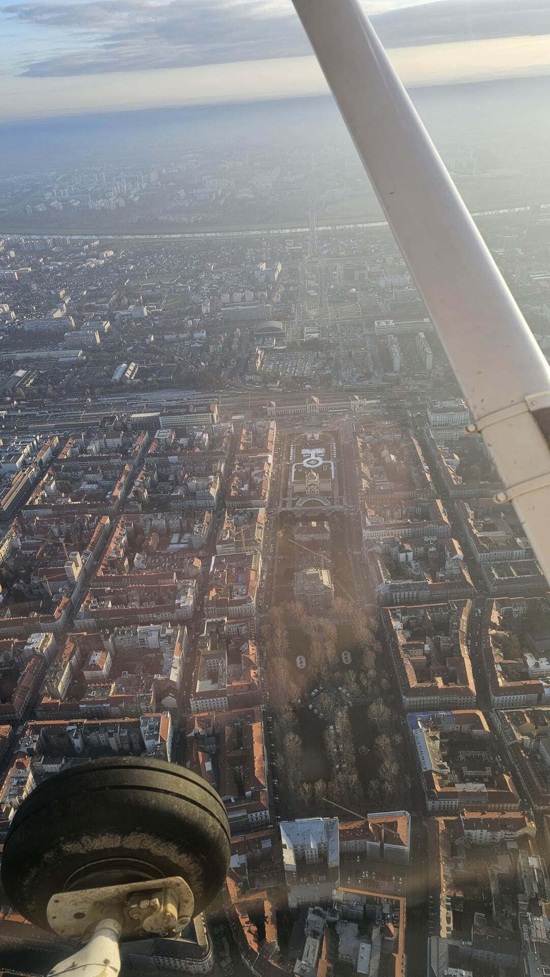 Zagreb panoramic flight