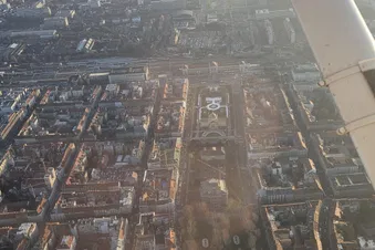 Zagreb panoramic flight