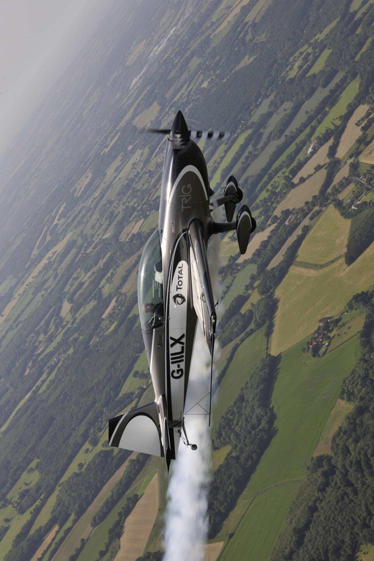 Extra 330 aerobatics flight 30 mins plus brief, near London.