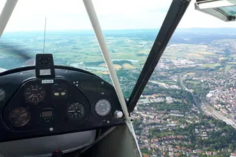 Panoramablick über Coburg: Entdecke die Region im Flieger