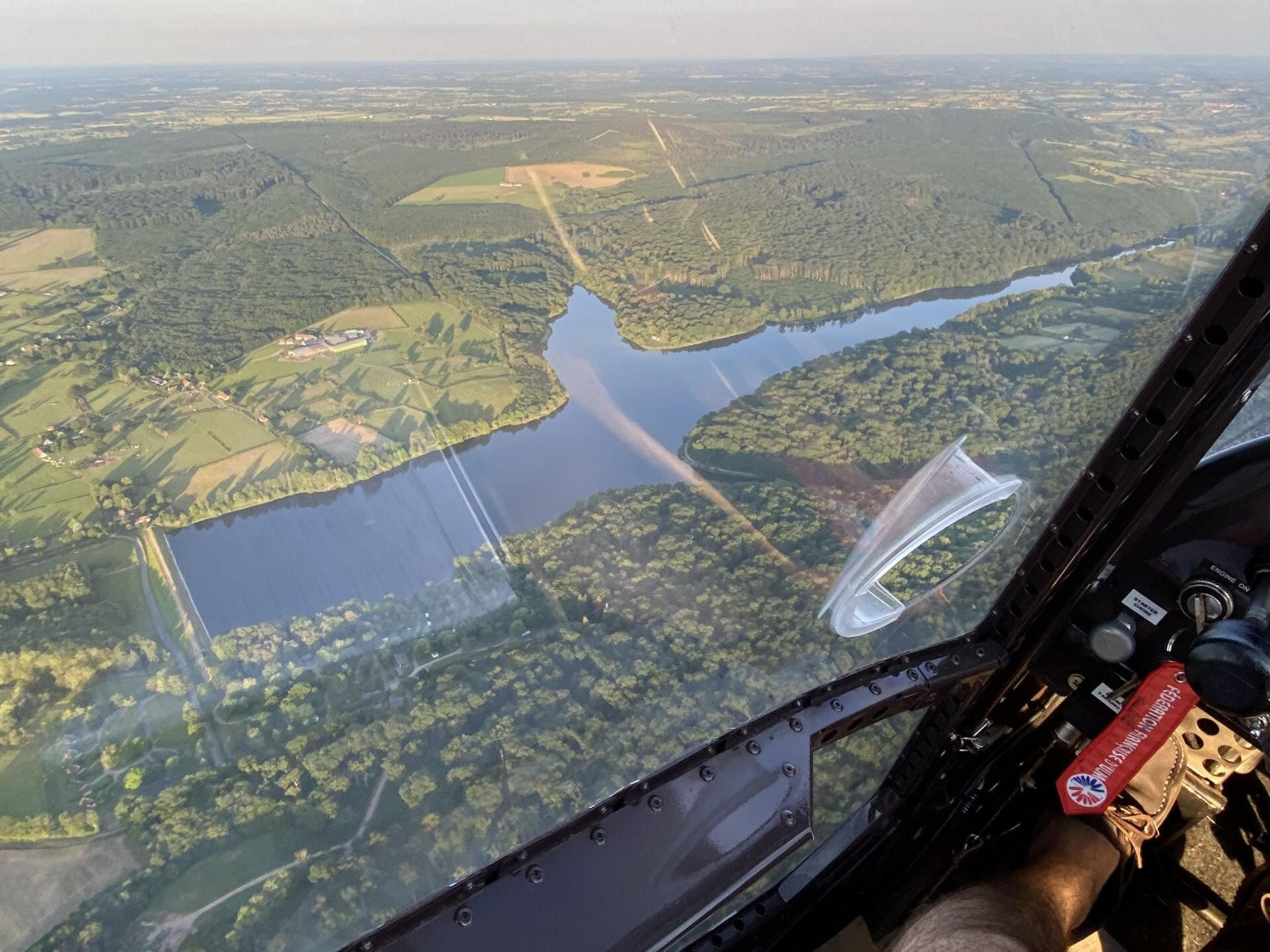 Berry - Bourbonnais - Tour de la forêt de Tronçais en avion