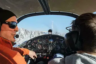 Au niveau du Mont Blanc à 4600 m